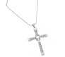 Vin diesel Fast and Furious Smart Cross Pendant Crystal With Stylish Dominic Toretto Silver Dot Chain Necklace for Boys and Men Silver