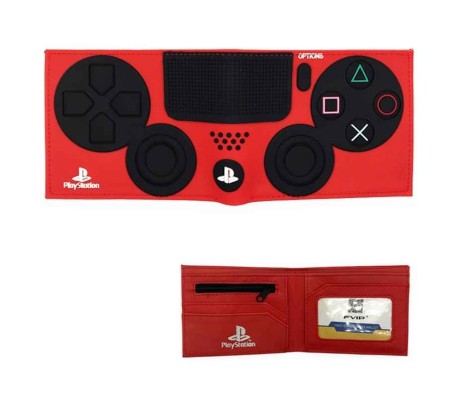 Gamer Remote Gamepad Stylish Printed Design Purse PVC Leather Wallet For Kids Men & Boys 