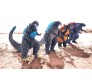 Godzilla Set of 8 Action Figure 9-10cm for Car Dashboard, Cake Decoration, Office Desk Study Table Multicolor 