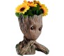 Groot Pen Stand Groot Flower Plant Pot Gift for Men Decorative Items Tree Flowerpot Planter Holder Action Figure Toy for Office or Home 16 Cms Desk Decor D2