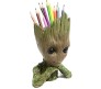 Groot Pen Stand Groot Flower Plant Pot Gift for Men Decorative Items Tree Flowerpot Planter Holder Action Figure Toy for Office or Home 16 Cms Desk Decor D2