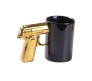 Gun Shape Mug Tea Coffee Cup Funny Humor Gift 3D Revolver Pistol Mugs with Handgrip Lid Tea Quirky Office Cup Drinkware 350ml GGBM