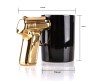 Gun Shape Mug Tea Coffee Cup Funny Humor Gift 3D Revolver Pistol Mugs with Handgrip Lid Tea Quirky Office Cup Drinkware 350ml GGBM