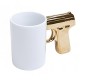 Gun Shape Mug Tea Coffee Cup Funny Humor Gift 3D Revolver Pistol Mugs with Handgrip Lid Tea Quirky Office Cup Drinkware 350ml GGWM