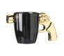  Revolver Shape Mug Tea Coffee Cup Funny Humor Gift 3D Gun Pistol Mugs with Handgrip Lid Tea Quirky Office Cup Drinkware 350ml GRBM