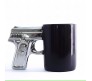 Gun Shape Mug Tea Coffee Cup Funny Humor Gift 3D Revolver Pistol Mugs with Handgrip Lid Tea Quirky Office Cup Drinkware 350ml SGBM