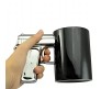 Gun Shape Mug Tea Coffee Cup Funny Humor Gift 3D Revolver Pistol Mugs with Handgrip Lid Tea Quirky Office Cup Drinkware 350ml SGBM