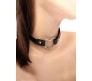 RVM Jewels Heart Choker Necklace for Women Black Color Adjustable PU Leather Choker Necklace for Women and Girls