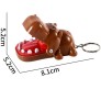 Hippo Teeth Toy Keychain For Kids Hippopotamus Biting Finger Game Dentist Biting Finger Games