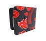 Anime Itachi Face Red Cloud Stylish Printed Design Purse PU Leather Wallet For Kids Men & Boys 