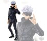 Anime Jujutsu Kaisen Gojo Satoru Action Figure 20 cm Collectible Cross Toy for Fans