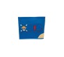 Anime One Piece Luffy Stylish Printed Design Purse PVC Leather Wallet Blue For Kids Men & Boys