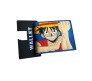 Anime One Piece Luffy Stylish Printed Design Purse PVC Leather Wallet Blue For Kids Men & Boys