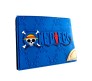 Anime One Piece Luffy Stylish Printed Design Purse PVC Leather Wallet Blue For Kids Men & Boys