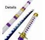 Anime One Piece Cosplay 104 cm Monkey D Luffy Wooden Sword Life Size Replica Katana Bamboo Wood Perfect for Gift Merchandise Collectibles L1