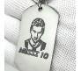 Sports Messi Football Keychain Accessory Key Chain Collectible Key Ring for Car Bike