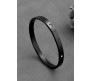 18K Black Plated Stainless Steel Openable Crystal Bracelet Fashion | Latest Tending Love Stylish Cuff Kada Anti Tarnish Jewellery Gifts for Women Girls 