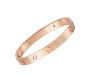 18K Rose Gold Plated Stainless Steel Openable Crystal Bracelet Fashion | Latest Tending Love Stylish Cuff Kada Anti Tarnish Jewellery Gifts for Women Girls 