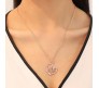 Mom Rose Gold Plated Pendant Necklace Chain for Mothers Day Gift Idea or Best Birthday Jewellery Gifts for Women