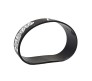 Anime Naruto Inspired Inspired Double Bands Konoha Sign Logo Rubber Band Bracelet Cosplay Accessory Black For Boys and Men D2