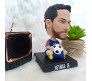 Neymar Jr for Car Dashboard with Mobile Holder Action Figure Toys Collectible Bobblehead Showpiece For Office Desk Table Top Toy For Kids and Adults Multicolor