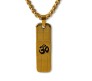 Engraved Om Pendant for Men With Gold Chain Locket Necklace for Men and Women