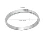 Bracelets for Men and Boys Stylish Metal Silver Kada Bracelet for Men Hand Stainless Steel Kada Chain for Men Birthday Gift for Men and Gents Boys Women