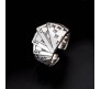 Stainless Steel Ace King Queen Jack Playing Card Stylish Biker Poker Adjustable Ring for Men Boys