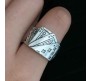 Stainless Steel Ace King Queen Jack Playing Card Stylish Biker Poker Adjustable Ring for Men Boys