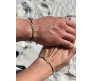 Pinky Promise Infinity Bracelets Anklets for Couples Pair Set Best Friend Matching Bracelets Adjustable Friendship Bracelets for Him and Her