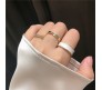 Set of 3 Gold Gold Adjustable Minimal Design Combo Pack Stylish Party and Daily Use Wear Ring Set For Girls and Women