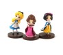 Set of 6 Cute Princess Action Figure Set Or Cake Topper Decoration Merchandise Showpiece of Jasmine Aurora Alice Jane Belle Snow White to Keep in Office Desk Table Gift Multicolor