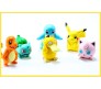 Set of 6 Pokemo 6-7 cm Pcs Pikach, Psyduk, Chrmandr, Babysur, Jiggly-Puff, Squrtl Action Figure Miniature Doll