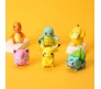 Set of 6 Pokemo 6-7 cm Pcs Pikach, Psyduk, Chrmandr, Babysur, Jiggly-Puff, Squrtl Action Figure Miniature Doll