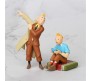 Set of 6 The Adventures of Tintin Figures 8-10 cm for Car Dashboard, Cake Decoration, Office Desk and Study Table Multicolor