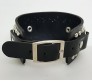 Black PU Leather Bracelet Punk Bracelet Adjustable Goth Cuff Bracelet Gothic Rivet Buckle Wristband for Men Women