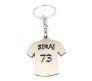 Siraj Cricket Jersey Cricketer Sports Metal Keychain Key Chain for Car Bikes Key Ring