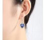 Heart of the Ocean Titanic Blue Stone Earring Jewellery for Women