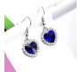 Heart of the Ocean Titanic Blue Stone Earring Jewellery for Women