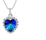 Heart of the Ocean Neclace Titanic Blue Stone Pendant Jewellery Necklace for Women