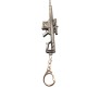 Sniper 23cm Gun Game Metal Keychain Gamer Car Bike Men Women Unknown Battle Ground Assualt Refle Key Ring Key Chain S1