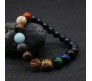 Universe Solar System Planet Energy Beaded Bracelets Bangles 6 to 6mm Astronormer Scientist Gift Idea Multicolor