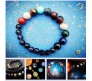 7 Chakra Natural Stones Reiki Healing Meditation and Protection 6-8mm Crystal Beads Multicolor Bracelet for Men and Women