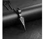 HQ Black Spear Arrow Shape Pendant Locket with Chain Necklace Stylish Stainless Steel for Boys and Mens