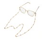 Adjustable Spectacle Eyeglass Gold Beads Chains Beaded For Sunglass Spectacles Chain String Glasses Spec Lanyard Holder Strap for Women