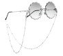 Adjustable Spectacle Pearl Eyeglass Silver Chains Beaded For Sunglass Spectacles Chain String Glasses Spec Lanyard Holder Strap for Women