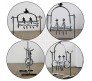 Couple Balancing Pendulum Durable Metal Innovative Science Stress Physics Metal Toy Relief Toy for Home Decor Showpiece Office Desktop Gift Decoration