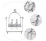 Couple Balancing Pendulum Durable Metal Innovative Science Stress Physics Metal Toy Relief Toy for Home Decor Showpiece Office Desktop Gift Decoration