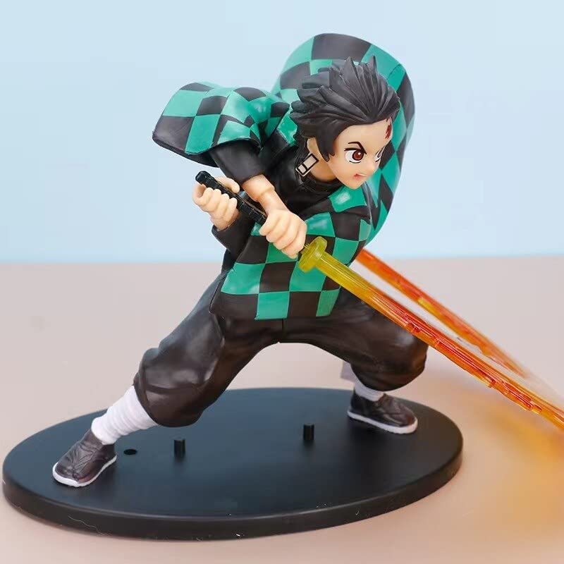 Anime Demon Slayer Tanjiro Kamado with Sword Action Figure Height 16.5 ...