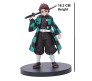 Demon Slayer Tanjiro Kamado Action Figure Height 16 cm for Car Dashboard, Decoration, Cake, Office Desk & Study Table Toy Multicolor